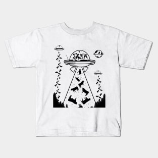 Cows are aliens Kids T-Shirt